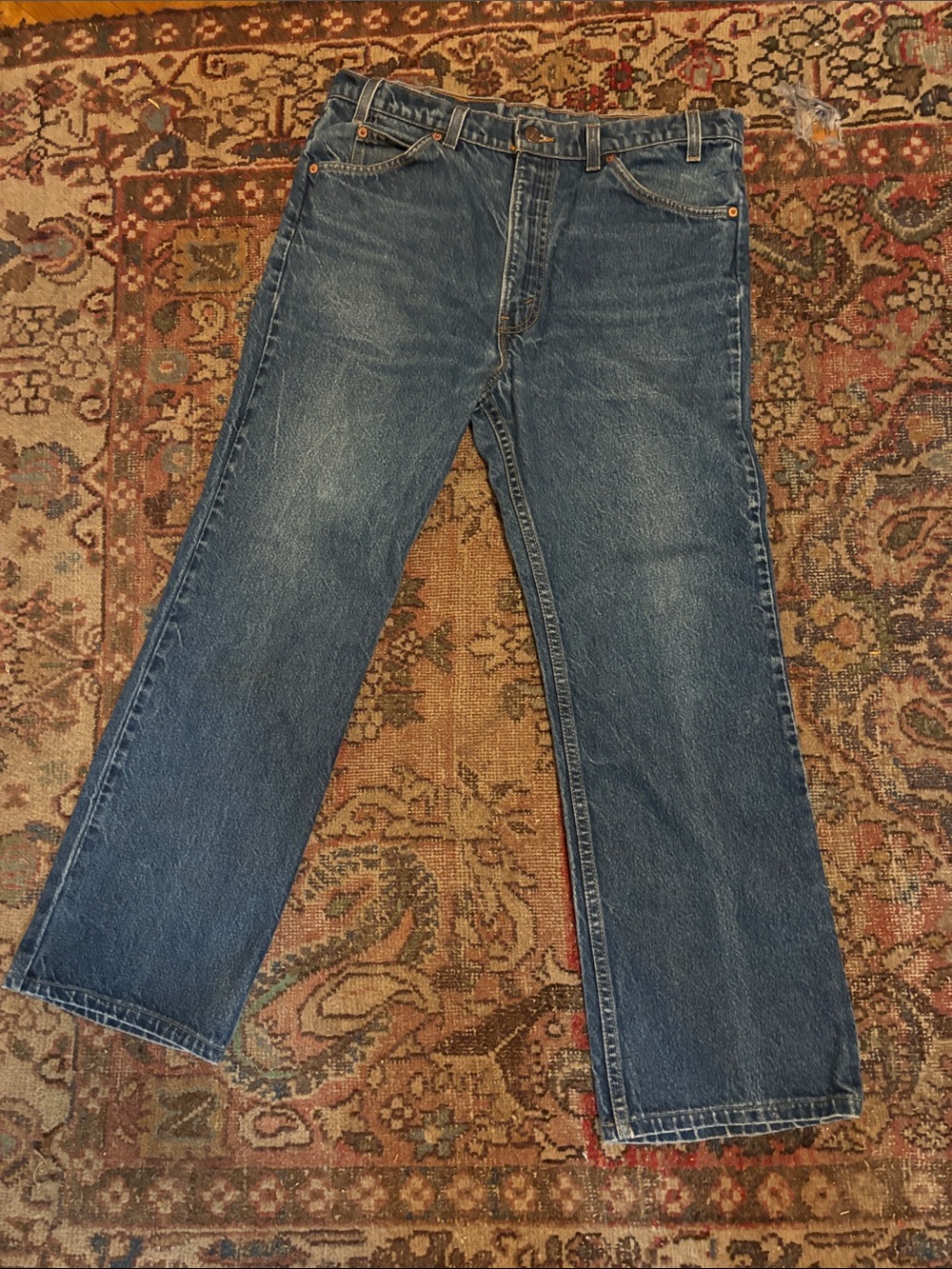 Vintage orange tag Levi's 517 tag size 36